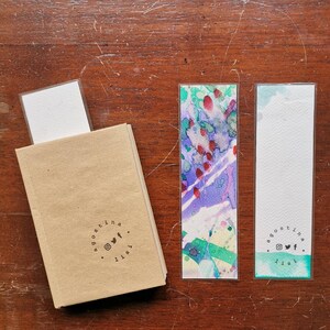 Agostina Lisi | Segnalibro | Ecoline originali su carta plastificata