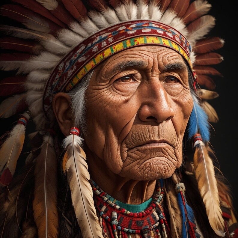 Native American Chief Etsy