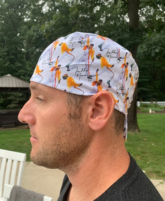 Freddie Mercury Queen Scrub Hat Surgery 