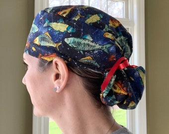 Fish Scrub Cap - Etsy