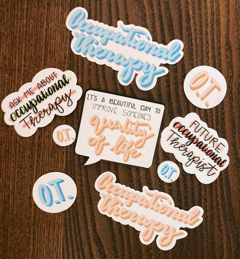 Occupational Therapy Sticker Bundle Etsy