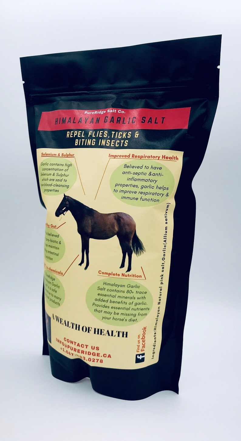 Himalayan Garlic Salt for Equine and Livestock Etsy