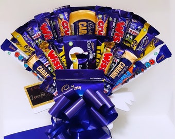 Chocolate Bouquet Cadbury Chocolate Hamper Birthday Gift Thinking of you Thank you, congratulations Hamper, Get well, Christmas Gift