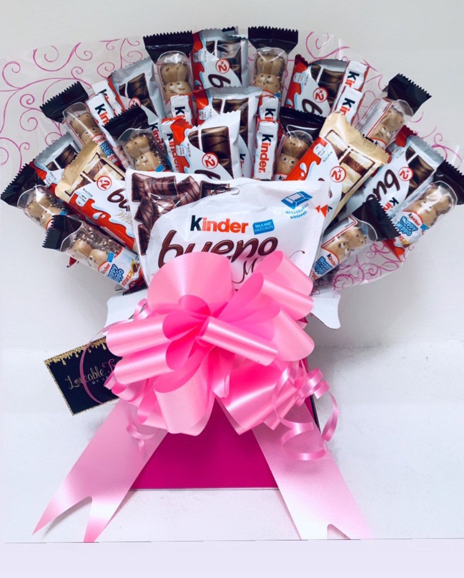 Chocolate Bouquet Kinder Bueno Chocolate Hamper Etsy