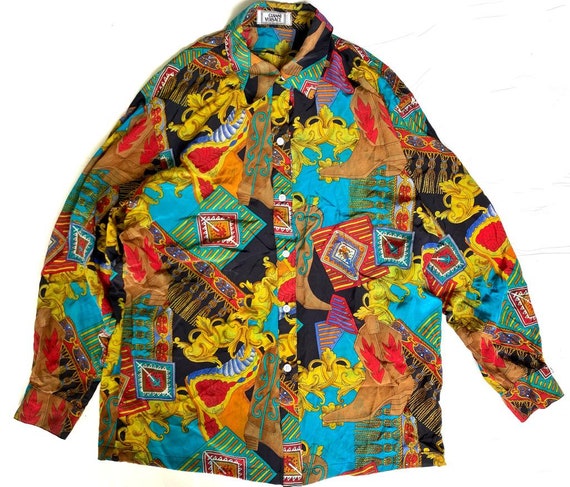 Vintage Gianni Versace Silk Shirt