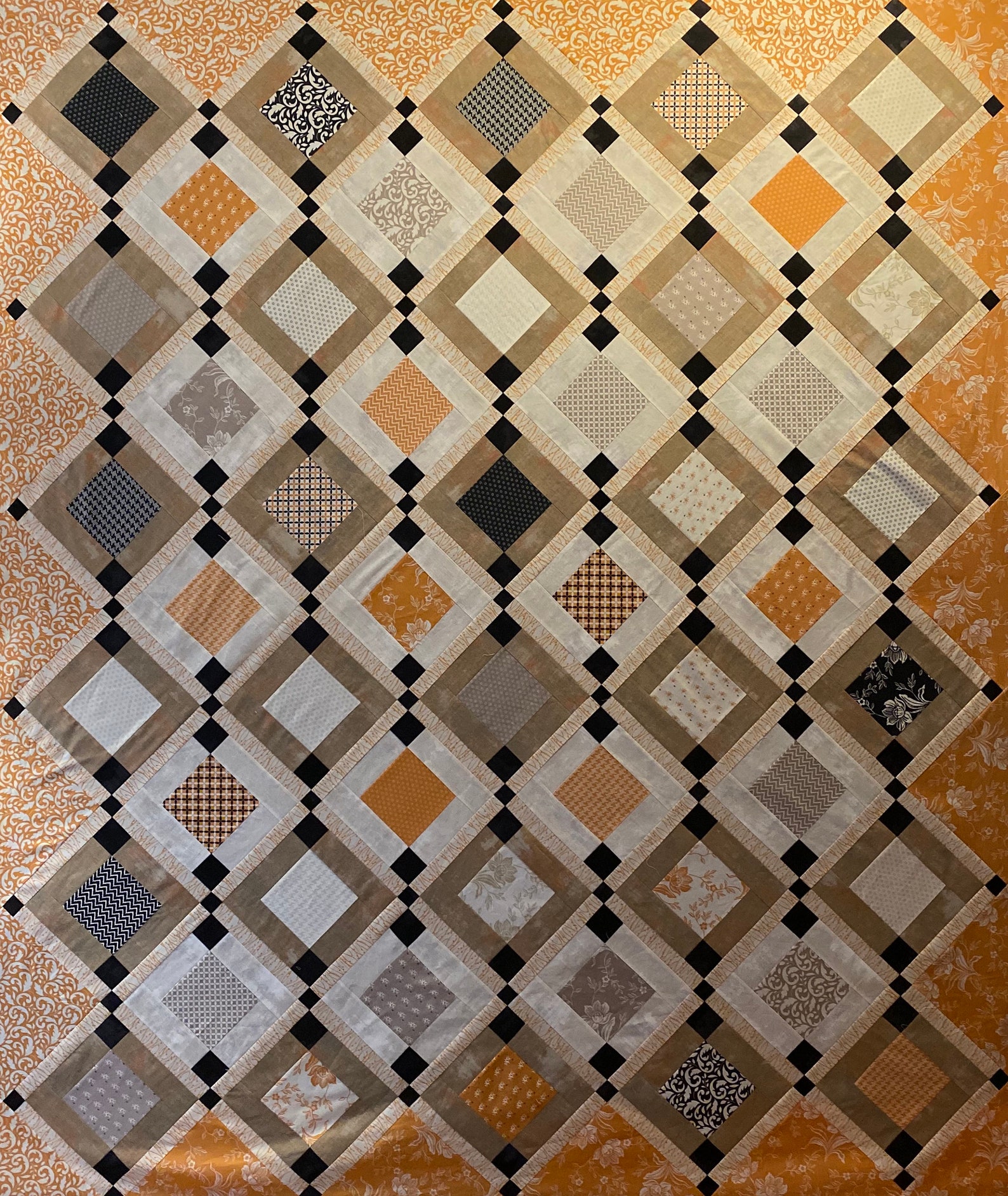 Disco Domino Modern Quilt Pattern Featuring Linework and True Etsy