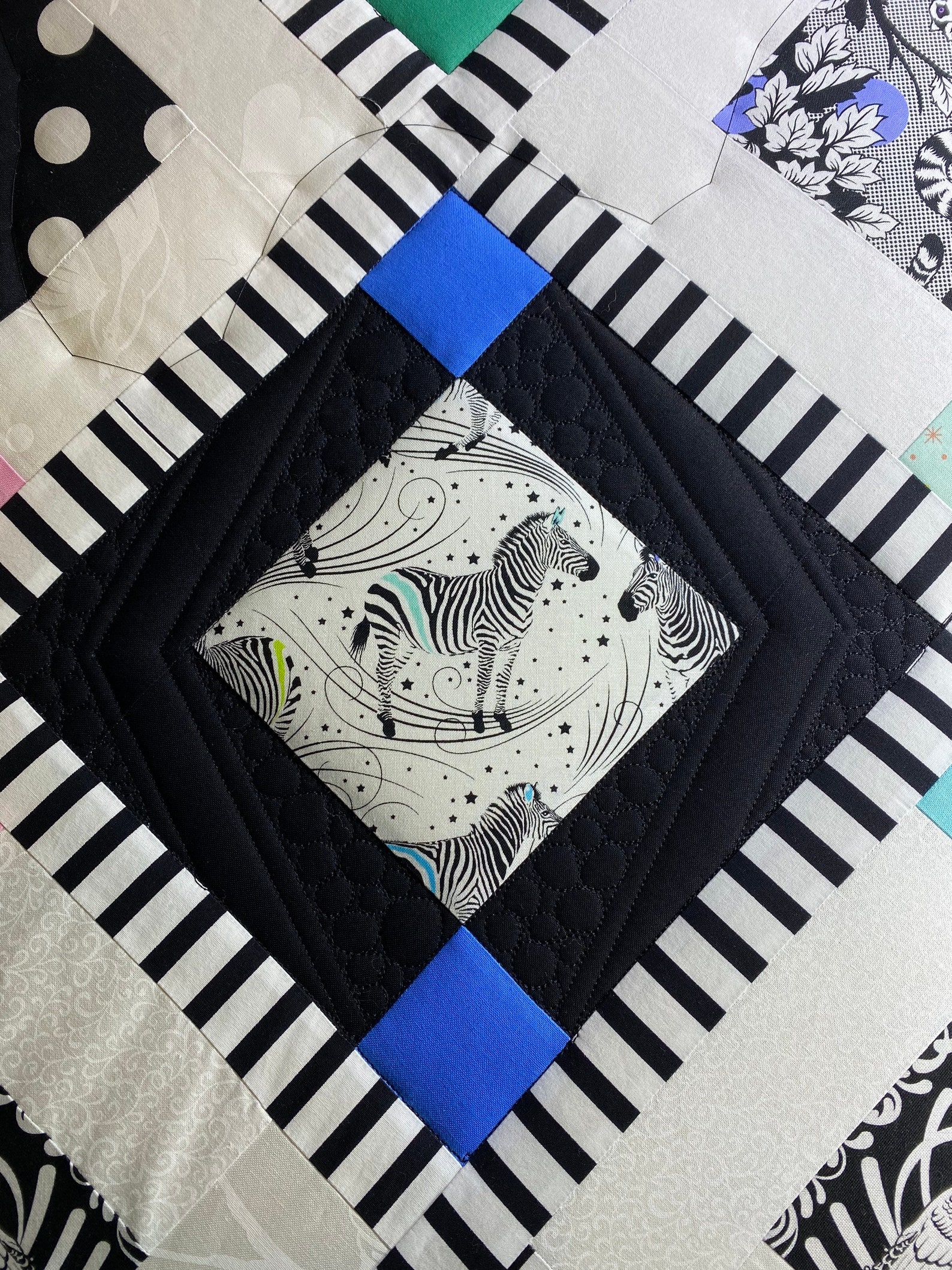 Modern Quilt Pattern PDF featuring Linework by Tula Pink Etsy.de