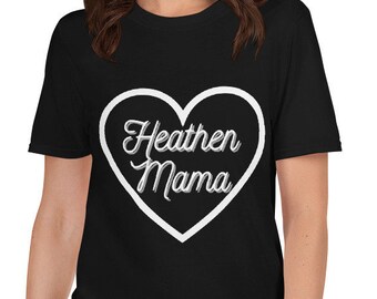 Heathen Mama Short-Sleeve Black T-Shirt