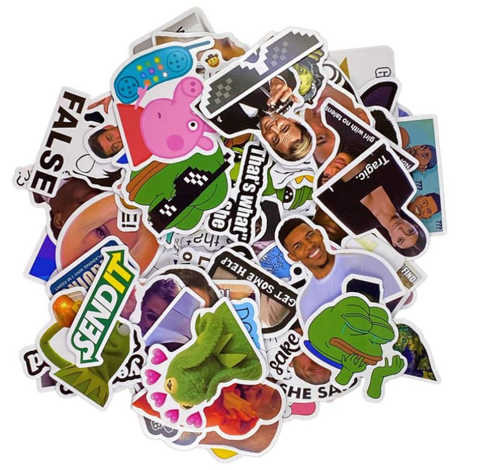 Meme stickers Random Stickers FREE STICKERS included in Etsy