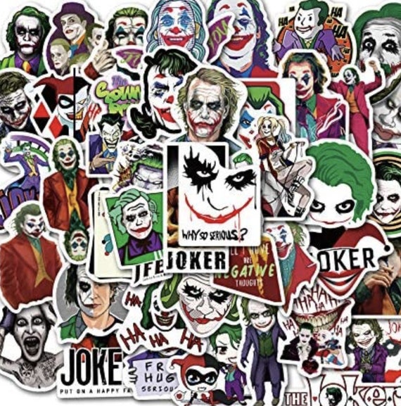The Joker Sticker pack Random Stickers FREE STICKERS Etsy