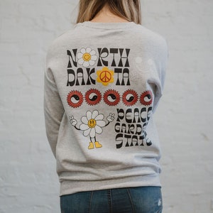 North Dakota Peace Garden State Sweatshirts