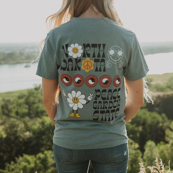 North Dakota Peace Garden State T-Shirt