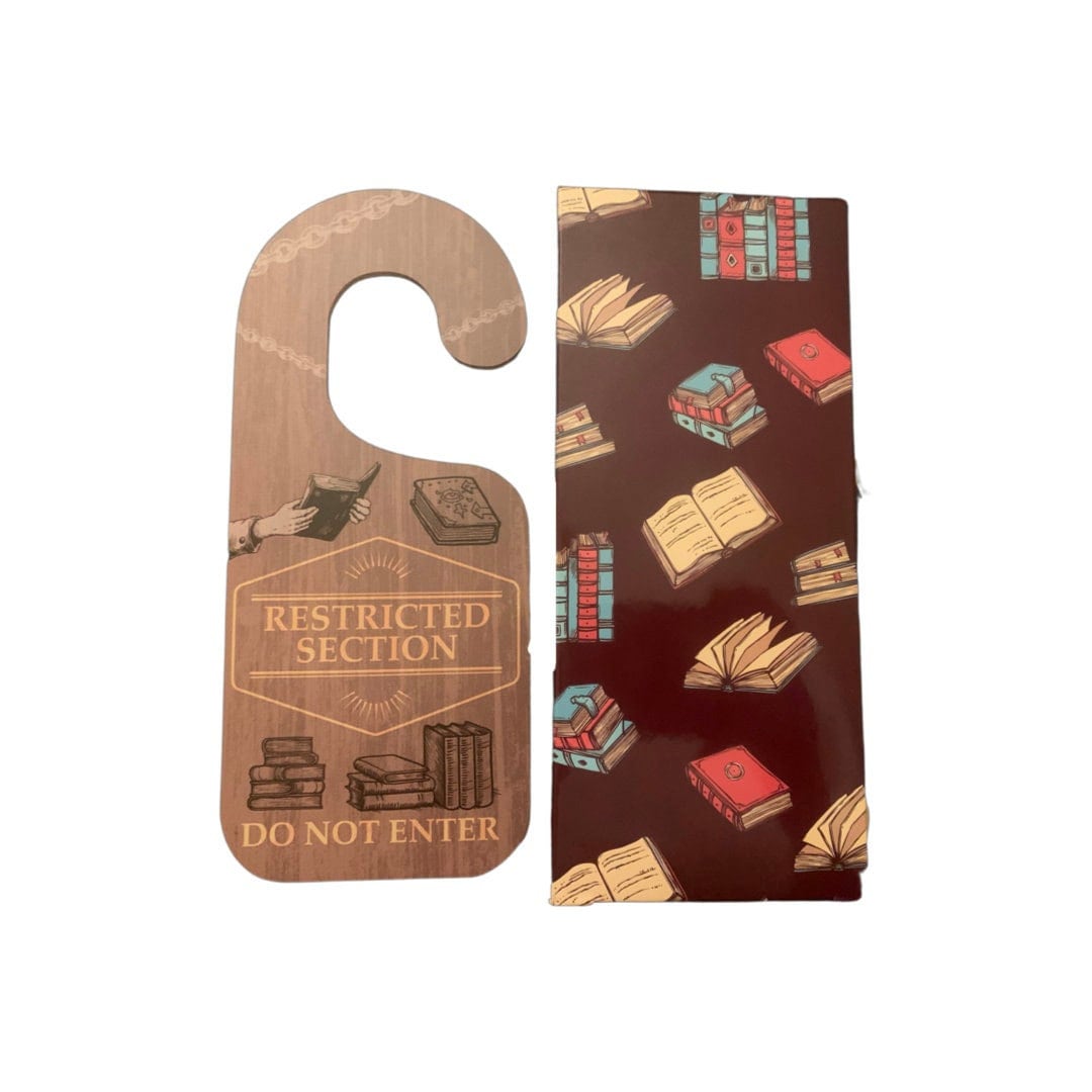 Harry Potter Restricted Section Door Hanger - Etsy UK