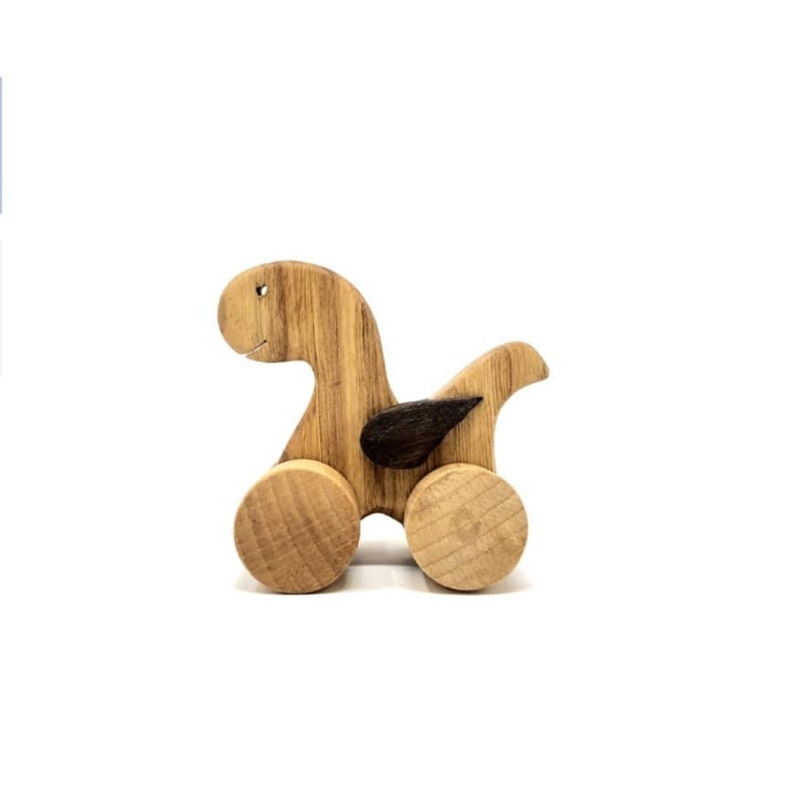 Wooden Toys Gift Set Montessori Animal Toy Wooden Dino Car Etsy