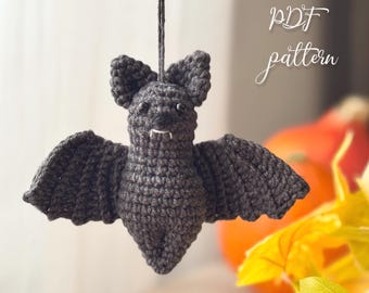 Crochet Bat Pattern: Halloween Amigurumi Toy (PDF Pattern)