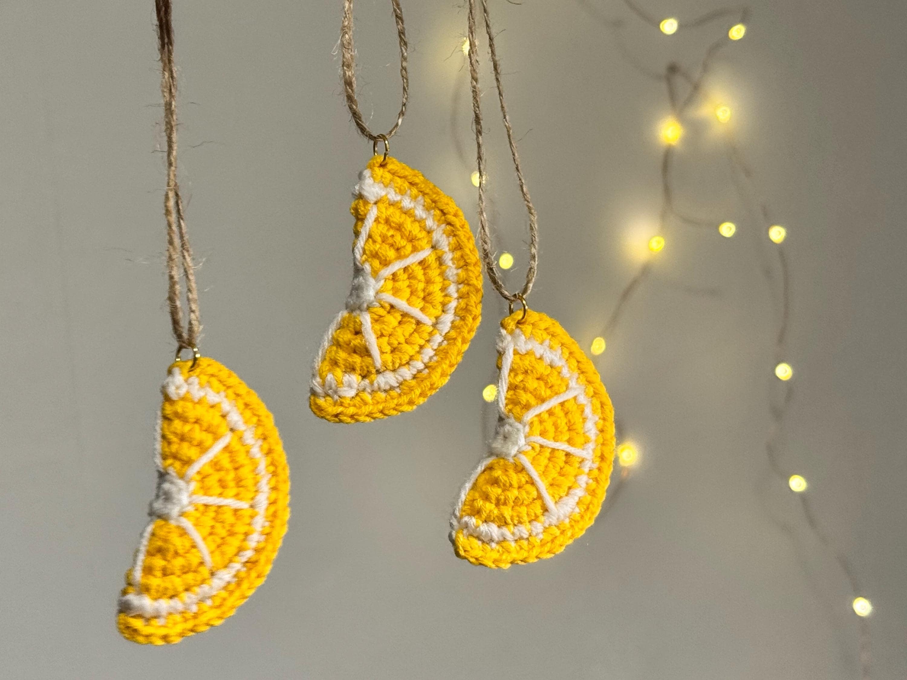 Crochet Shrimp & Lemon Pattern - Amigurumi Seafood and Citrus