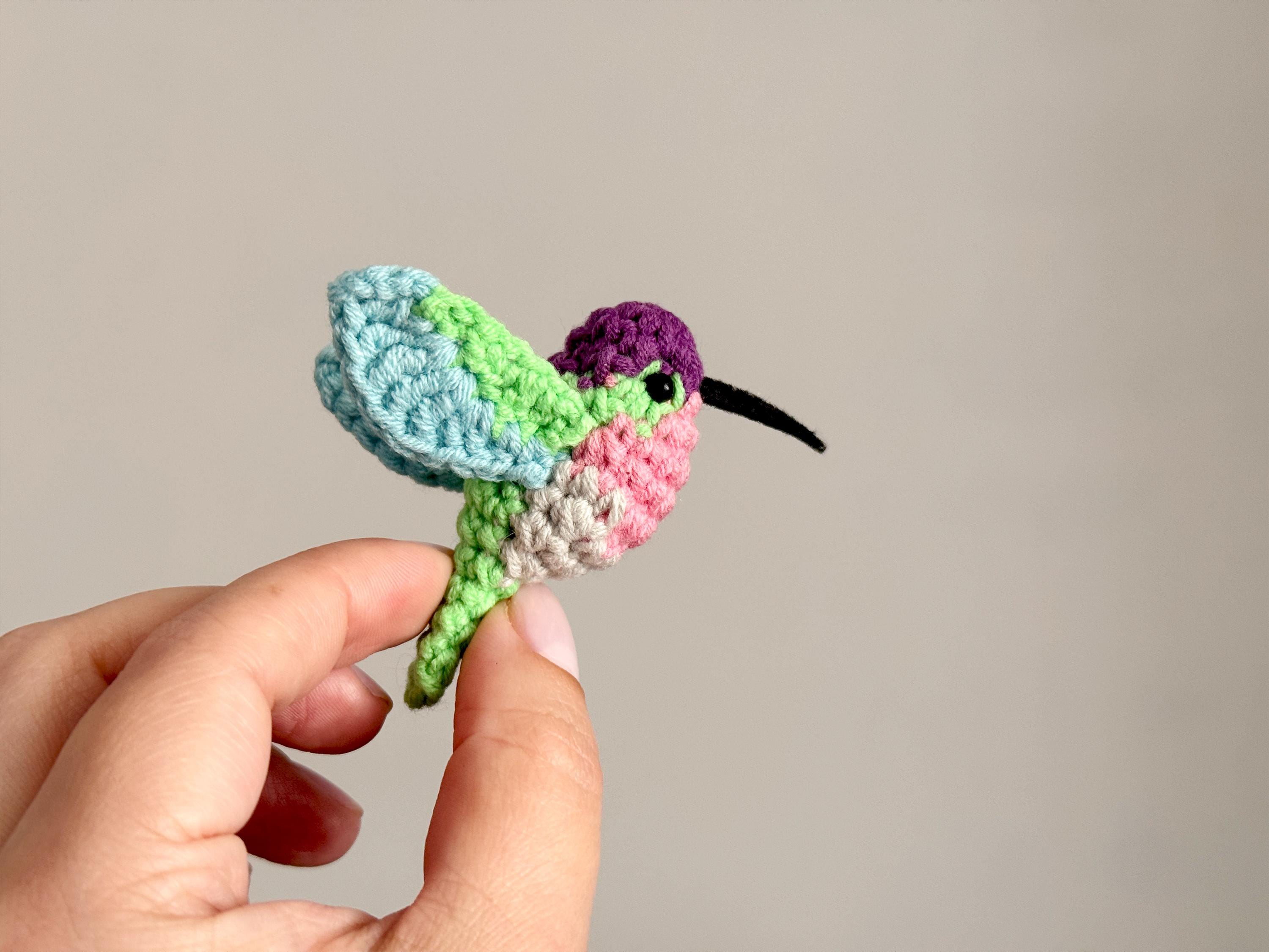 Pattern Fa Hummingbird Hummingbirds Crochet Pattern - Realistic Amigurumi Birds Tutorial - 3 ...