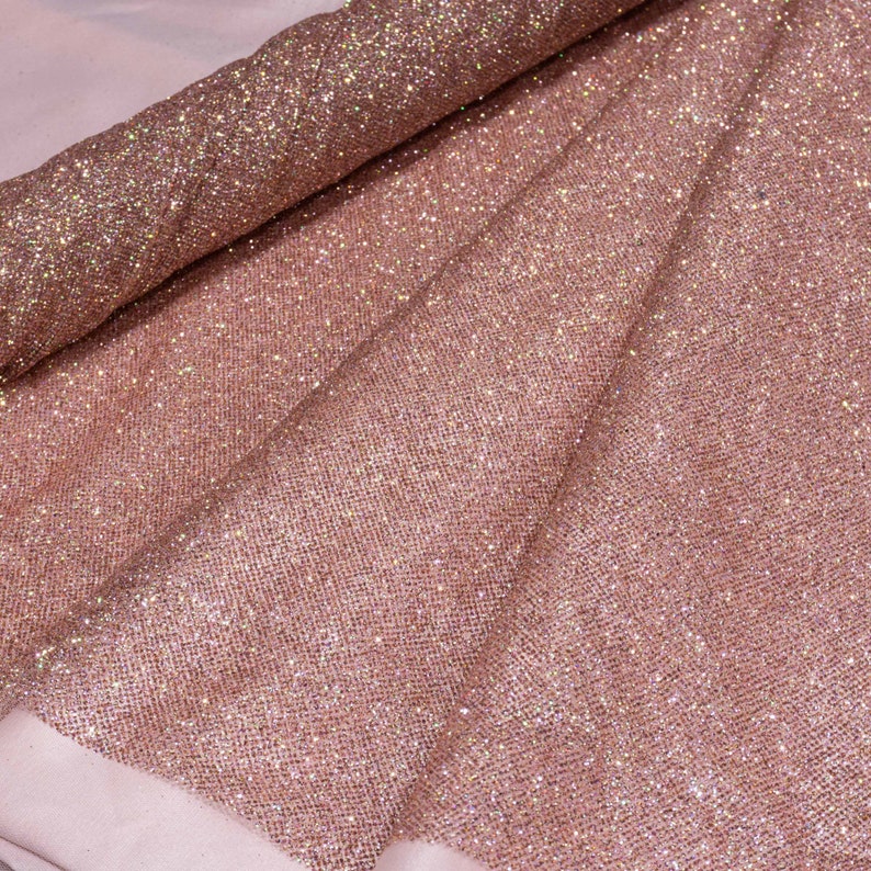 New lace glitter fabric wedding tulle White lace fabric by the Etsy