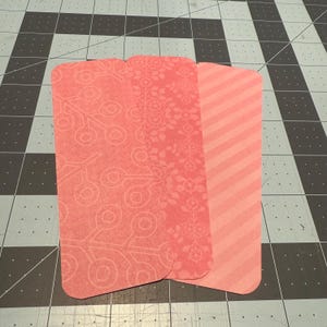 Pack of 3 Handmade Laminated Bookmarks Set 005