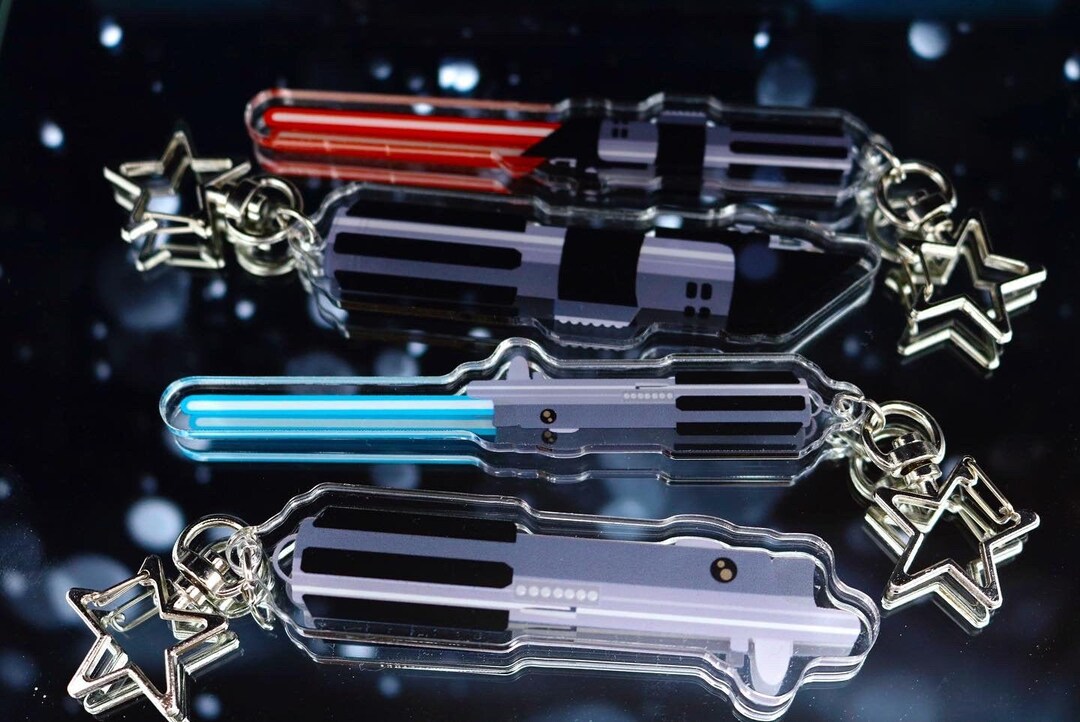 Lightsaber Keychains Luke & Darth Hilts and Lightsabers Etsy