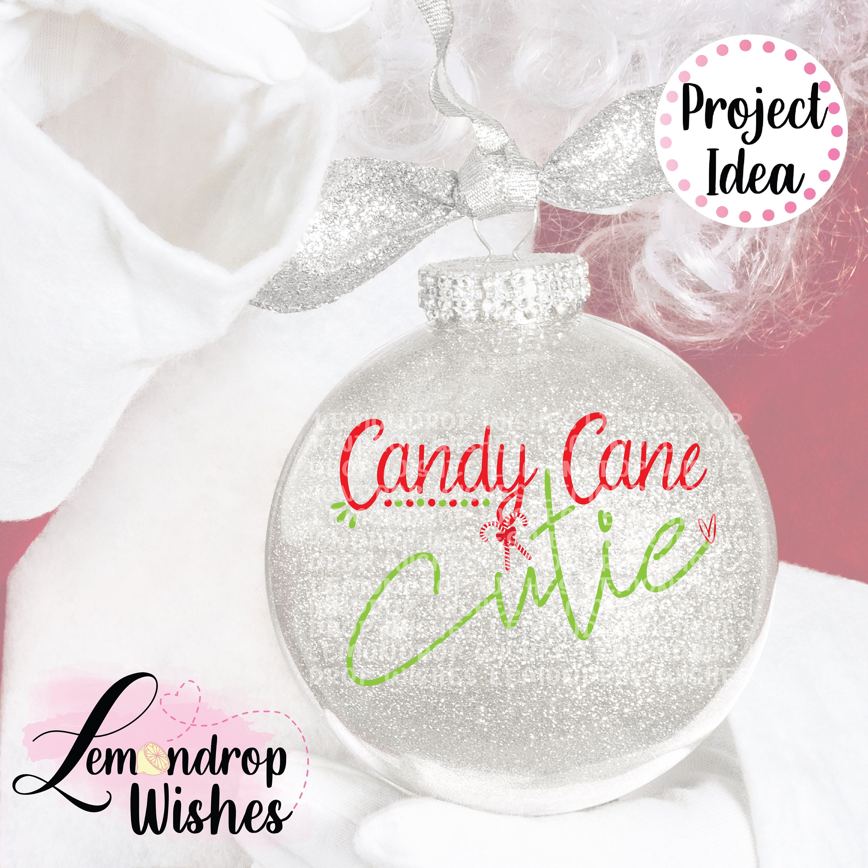 Candy Cane Cutie, Digital Cut File Svg/ Dxf/ Eps/ Png Files for ...