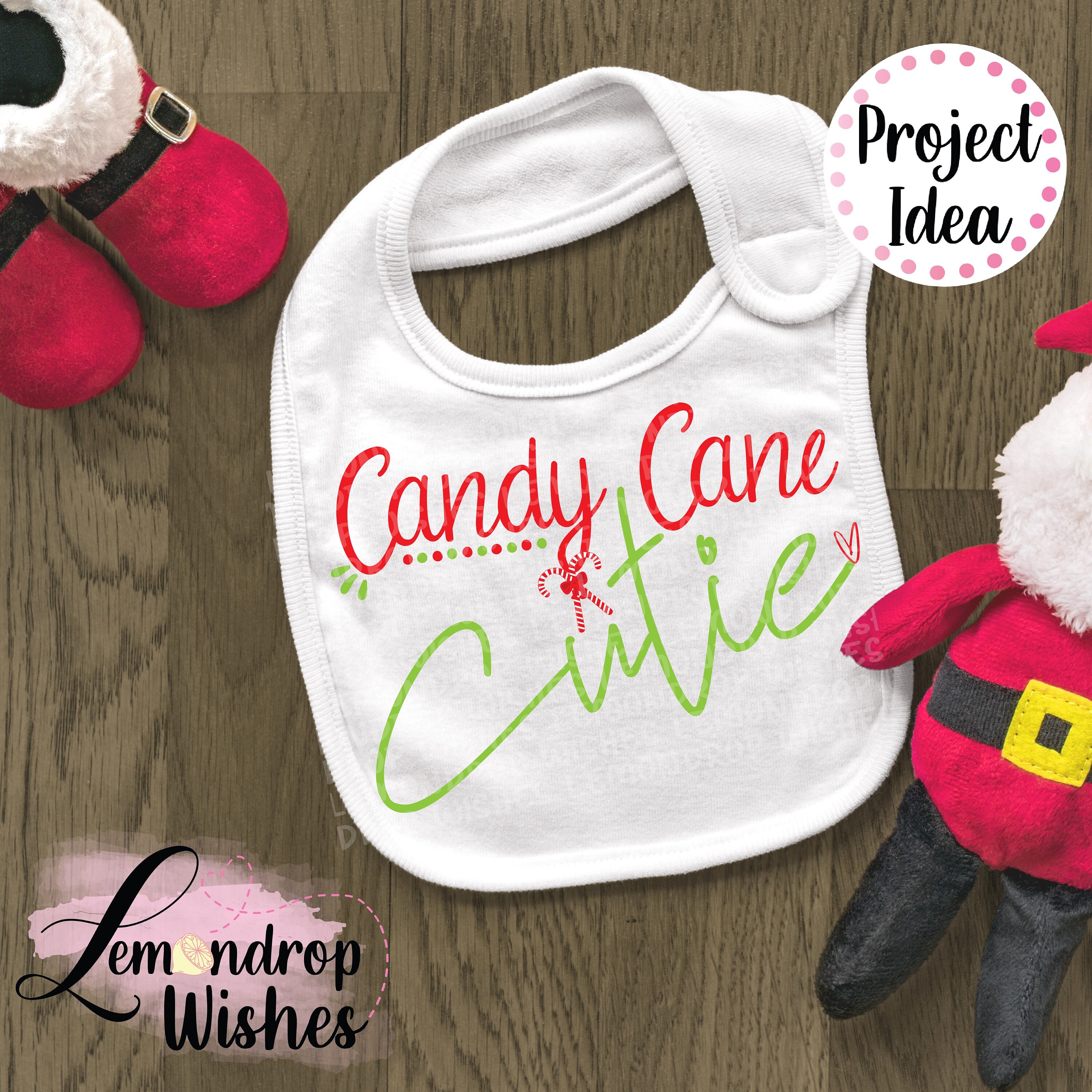 Candy Cane Cutie, Digital Cut File Svg/ Dxf/ Eps/ Png Files for ...