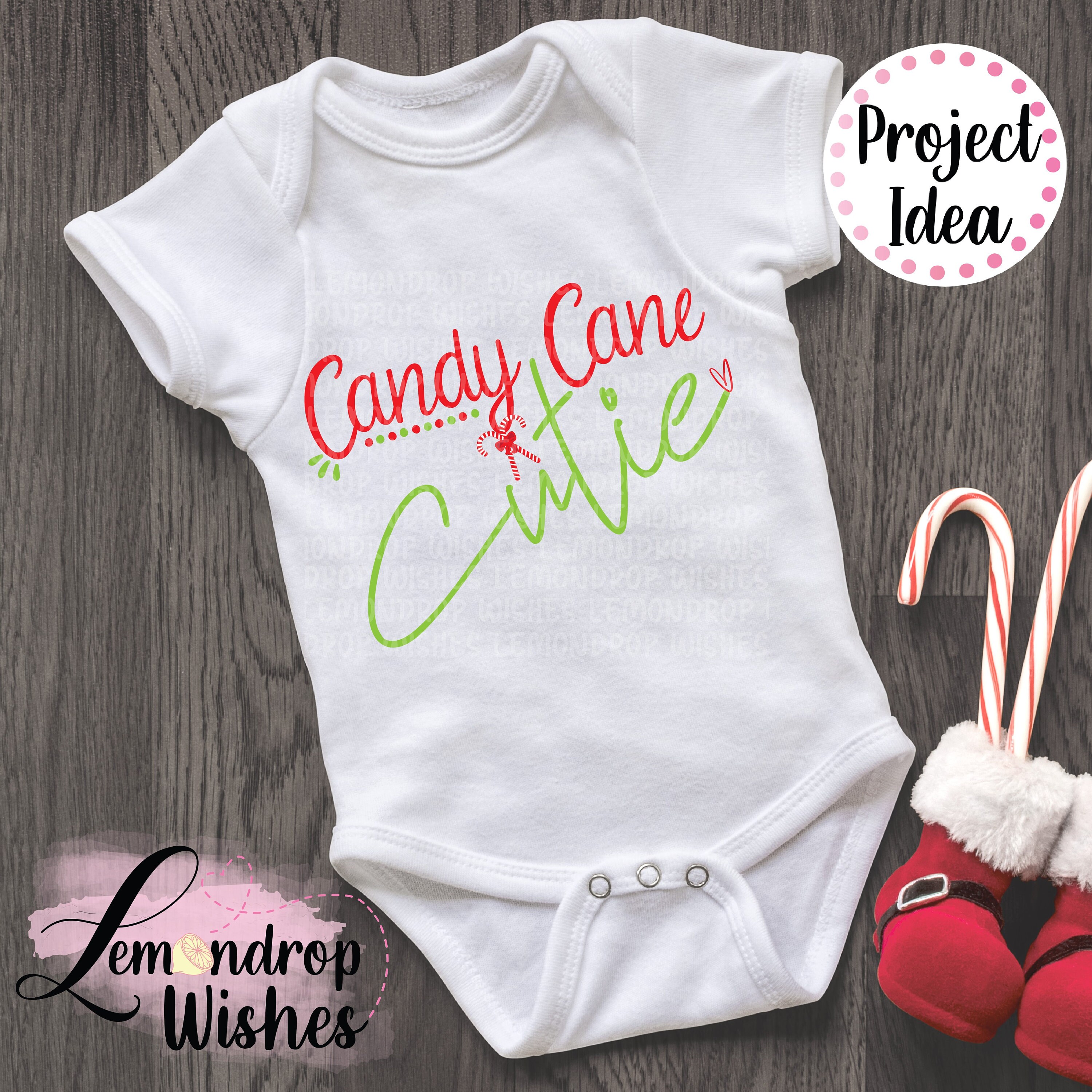 Candy Cane Cutie, Digital Cut File Svg/ Dxf/ Eps/ Png Files for ...
