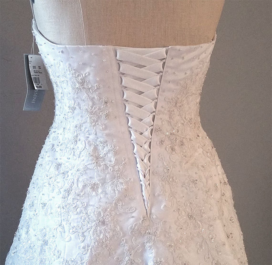 Satin Ivory Laceup Ribbon for Corset Lacing Back Bridal Gown Etsy