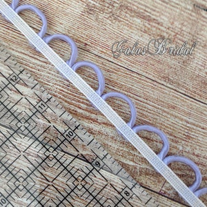 Periwinkle Corset Loops and Straight Ribbons for Corset Lacing Back ...
