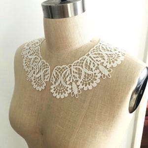 Lace Collar Embroidered Lace Collar Made in USA