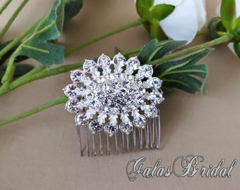 Bridal Comb Rhinestone Comb for Wedding Cristal Hair Comb Made in USA