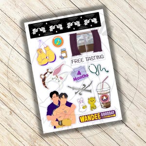 Wandee Goodday Sticker Sheet