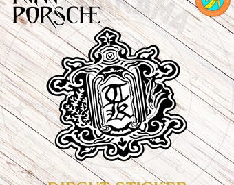 KinnPorsche Theerapanyakul Family Crest Sticker