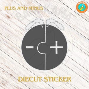 Sticker Plus Minus Taiwanese série BL