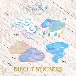 Stickers amour dans l&#39;air BL