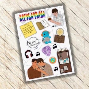 Be My Favorite BL Sticker Sheet