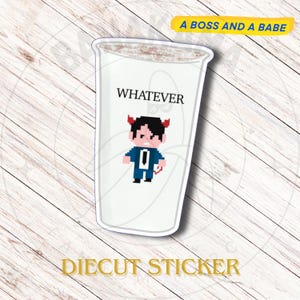 Boss and a Babe BL Sticker
