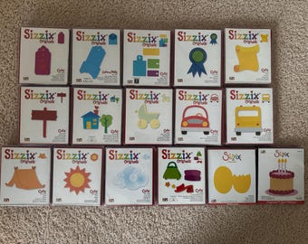 Sizzix Large Die Cuts: Tags, Awards, Home, Baby, Birthday