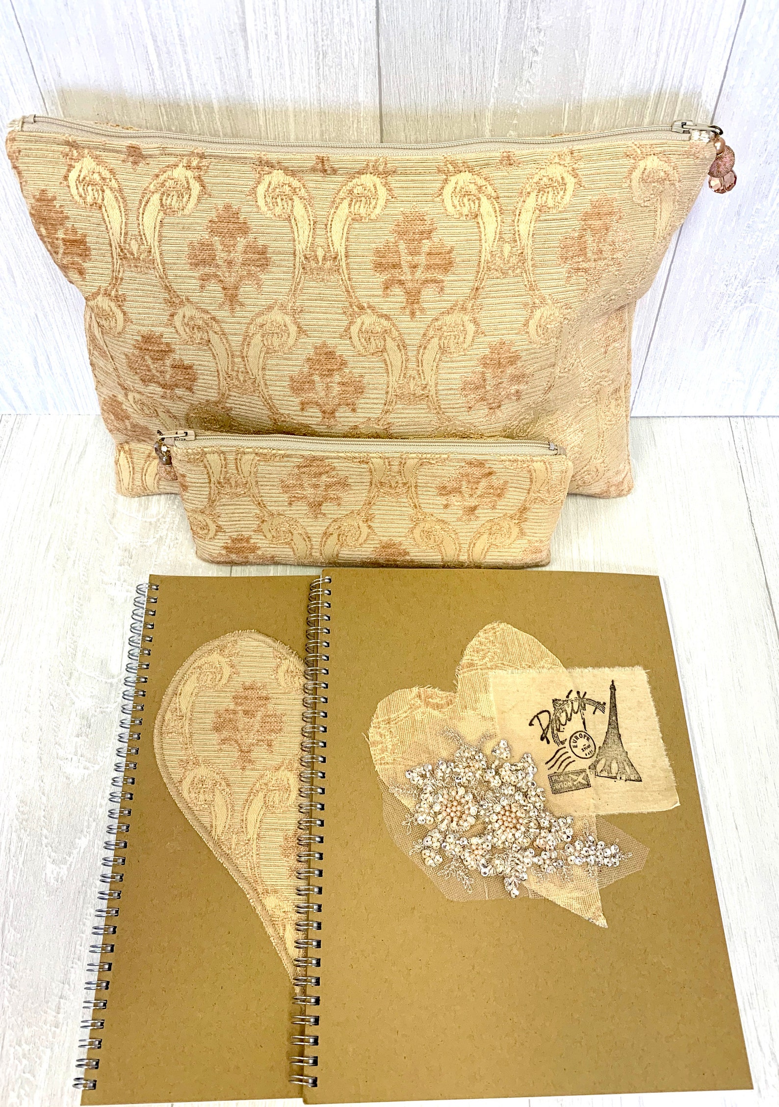 Tapestry Journal, Kraft Journals, Art Journaling, Blank Page Journal