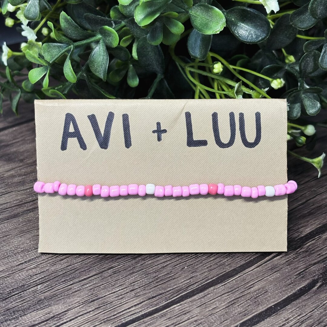 Pink Friendship Bracelet Accent Bracelet Gift Bracelets - Etsy