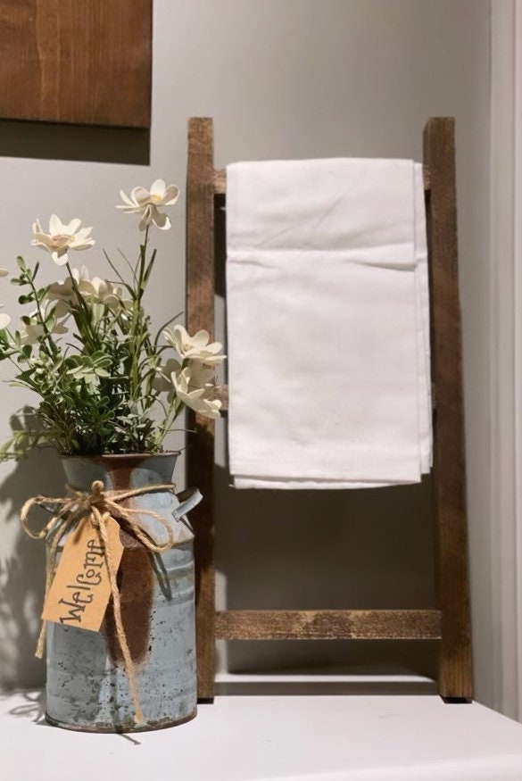 Mini Ladder Countertop Ladder Kitchen Decor Small Wood Etsy Canada