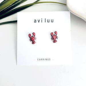Lobster Earring - Crawfish Earrings