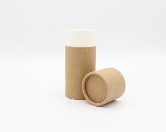 100% Biodegradable Kraft Push-Up DIY Cosmetic Tube | 3 oz | Multiple Pack Sizes