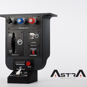 Modulärt piedestalfäste för flygsimulator – kompatibelt med stationära pilotpaneler