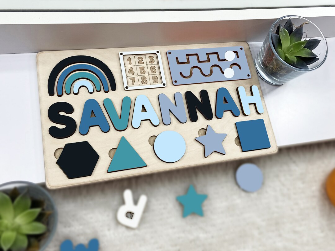 First Baby Gift Personalized Busy Board Travel Busy Board Kids Etsy