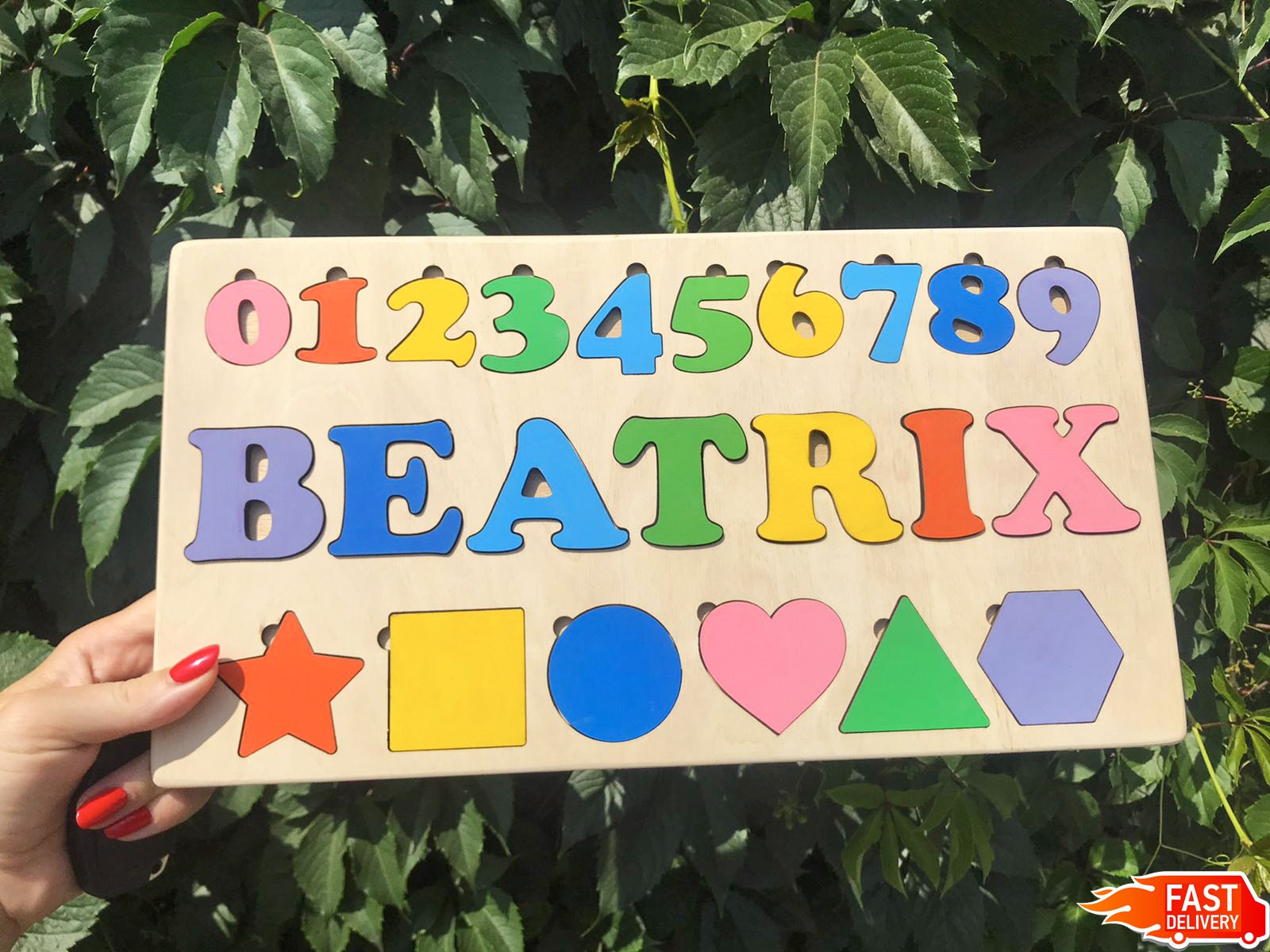 Personalized Wooden name puzzle kids Custom puzzle toddler Etsy