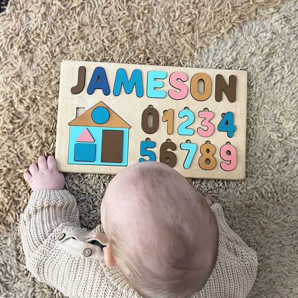 Activity Board, Montessori Sensory Board, busy board Montessori, 1st Birthday Gift, 12 month busy board, Latch board, Fidget toy, Baby gift