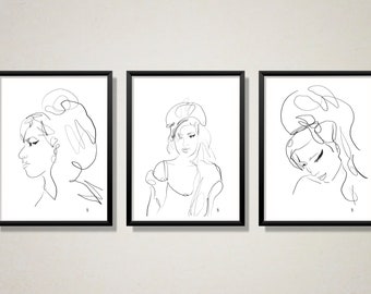 Winehouse Drawing Etsy