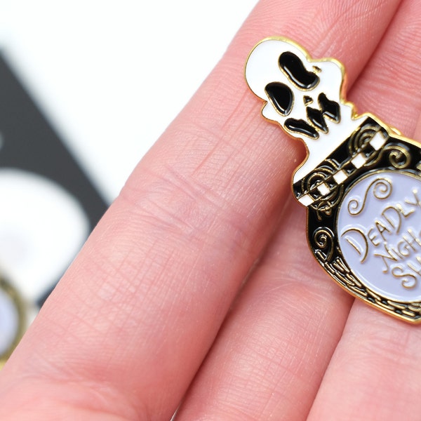Potion Pin, Witch Pin, Soft Enamel Pin, Deadly Night Shade, Potions, Witch Pin, Xmas
