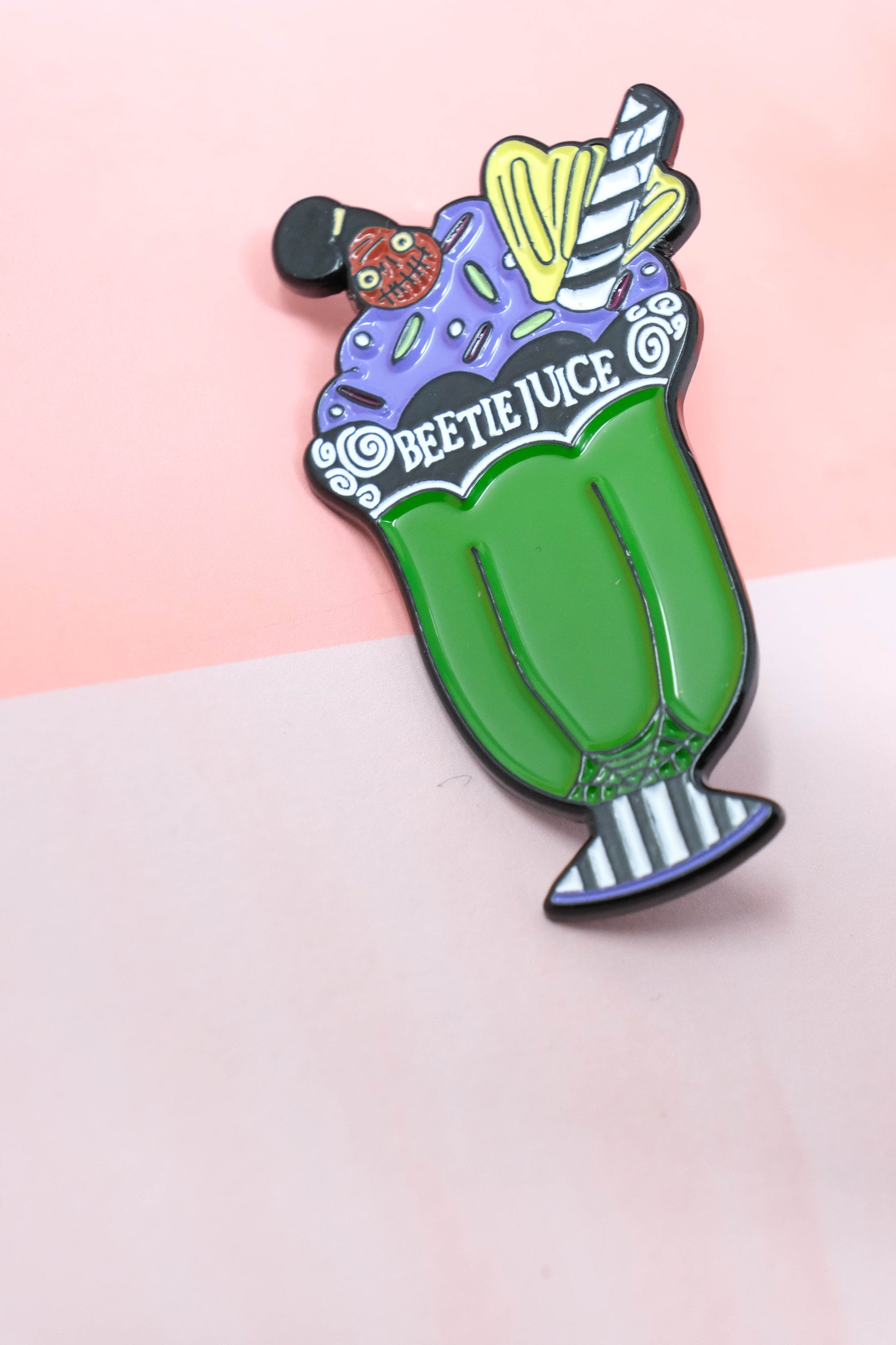 Beetlejuice Pin Beetlejuice Enamel Pin Witch Pin Ice Cream - Etsy UK